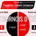 Tournois d’Été 2022 – TT Fougères/Javené/Lécousse (35)