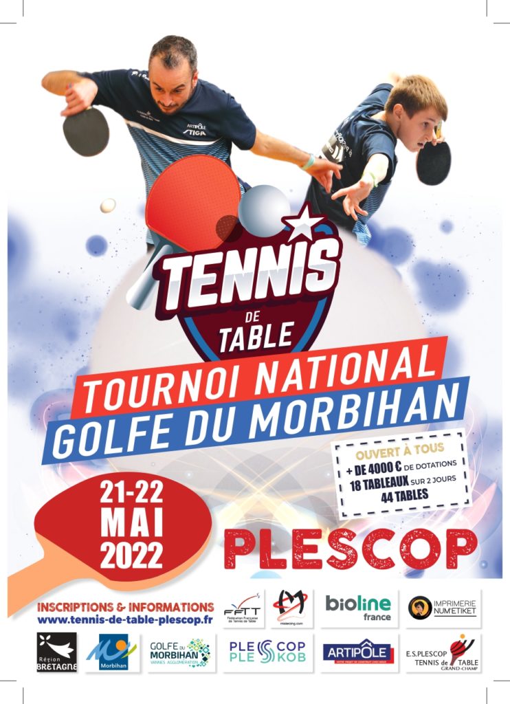 Tournoi National Plescop Ligue De Bretagne De Tennis De Table 8923