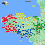La cartographie des clubs bretons 2022-2023
