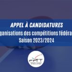 Appel à candidatures : organisations fédérales 2023-2024
