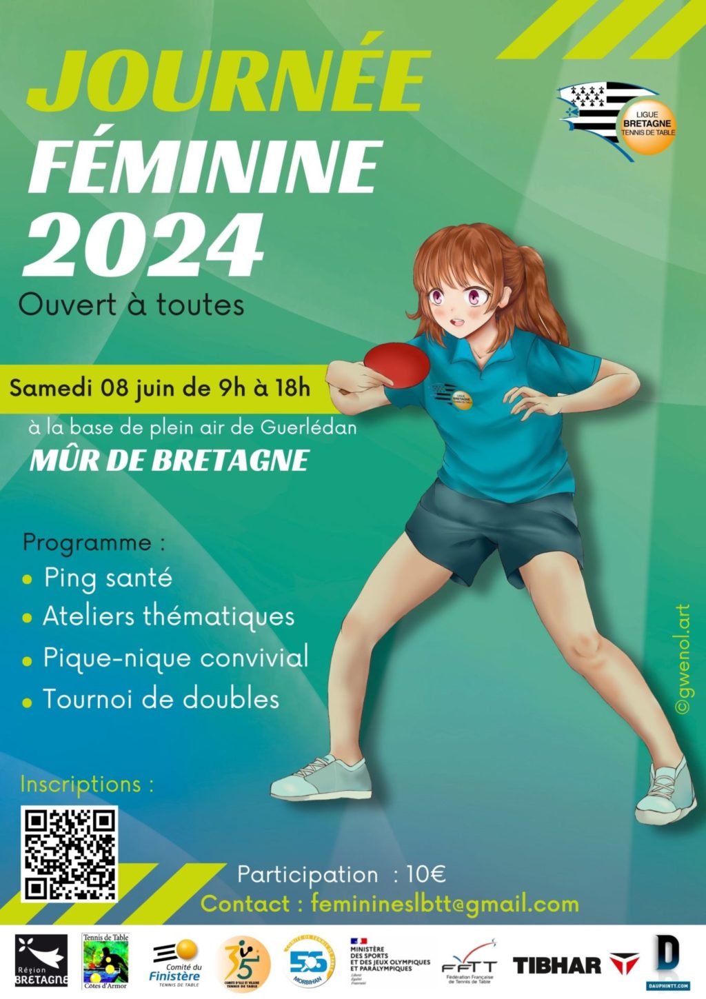 Lbtt Table Rappel : Journée féminine LBTT - 2ème édition - Ligue de Bretagne de ...